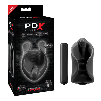 PDX - Masturbateur vibrant en silicone