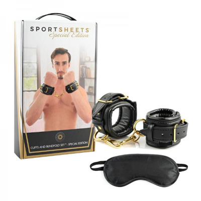 Sportsheets - Cuffs and Blindfold Set - Special Edition