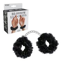Hott Products - Blossom Luv-Cuffs Black