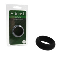 Adore U Höm - Anneau Pénien Silicone 3cm - Noir
