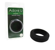 Adore U Höm - 3.2cm Soft Silicone Cockring - Black