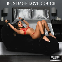 Bedroom Bliss - Bondage Love Couch - Noir