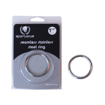Spartacus - Seamless Stainless Ring 1.5'' - Silver