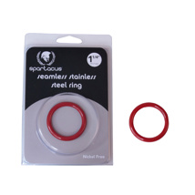 Spartacus - Seamless Stainless C-Ring 1.25'' - Red
