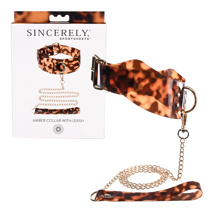 Sincerely - Amber Collar & Leash