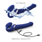 Strap-on-me - Multi Orgasm Bendable Strap On - Small Blue