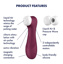 Satisfyer - Pro 2 Generation 3 With App Wine Red