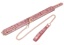 Spartacus - Collar & Leash w/Leather Lining - Snake Pink