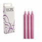 LaCire - Drip Candles - Violet - Set of 3