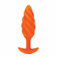 B-Vibe - Swirl Texture Plug - Orange