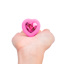 B-Vibe - Vibrating Heart Jewel Plug S/M - Pink