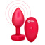 B-Vibe - Vibrating Heart Jewel Plug M/L - Red