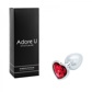 Anal Luxure - Heart Butt Plug - Red - Small