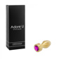 Anal Luxure - Gold Butt Plug - Purple - Small *Final Sale*