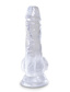 King Cock - 5 in Cock With Balls - Clear