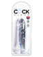 King Cock - 6 in Cock - Clear