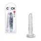 King Cock - 6 in Cock - Clear