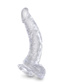 King Cock - 7.5 in Cock With Balls - Clear